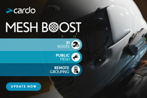 Foto: Mesh Boost update voor Cardo Packtalk modellen