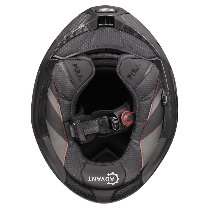 Foto: FF901 Advant X Solid Carbon Glossy Systeemhelm