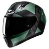 Foto: C10 Tez Integraalhelm Zwart-Groen