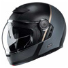 Foto: Motorhelm , V90 Mobix Zwart-Grijs