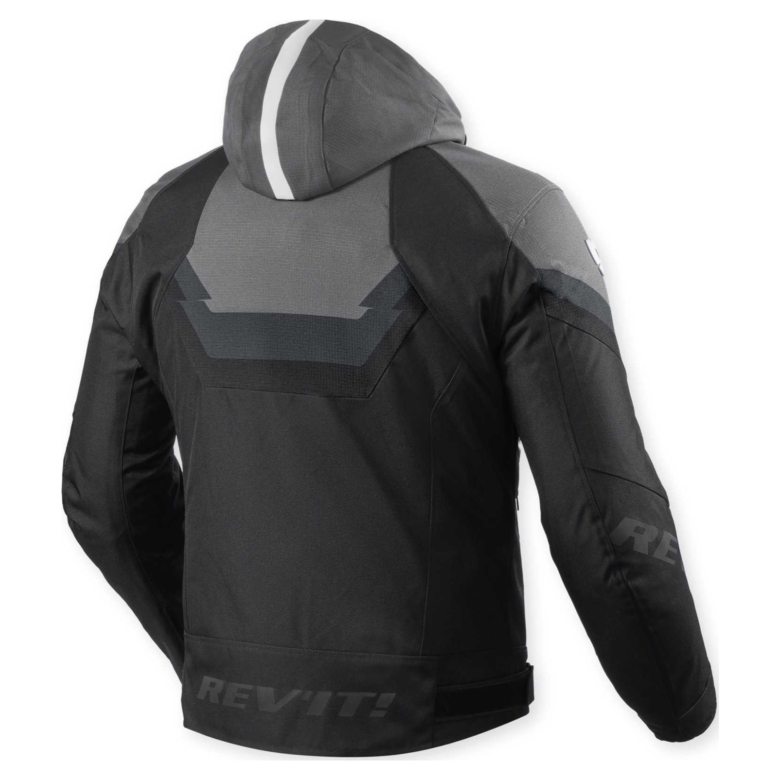 Revit Torque 2 H2O Motorfiets textiel jas, schwarz, 3XL