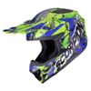 Foto: SMX-10 Gasoline Crosshelm Groen-Zwart