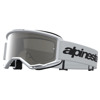 Foto: Vision 3 Wordmark MX Goggle Wit-Zwart-Zilver