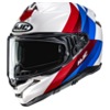Foto: F72 Racero Integraalhelm Wit-Blauw