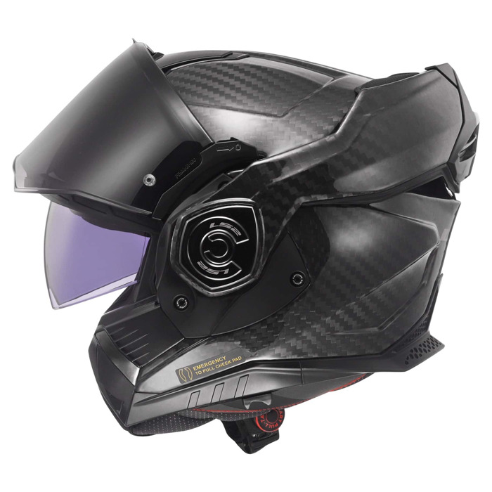 Foto: FF901 Advant X Solid Carbon Glossy Systeemhelm