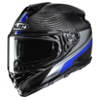Foto: F72 Carbon Eos Integraalhelm Zwart-Blauw