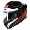 Foto: iXS Full-face helmet iXS421 FG 2.1 Zwart-Wit-Rood-Fluor