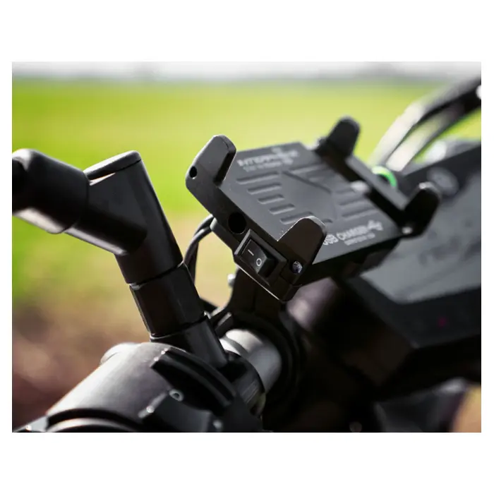 Foto: Motocrab Evo Alu USB Telefoonhouder