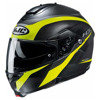 Foto: Motorhelm , C91 Taly Geel-Zwart