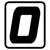Foto: Sticker Cijfer  -0- (per Stuk) - thumbnail