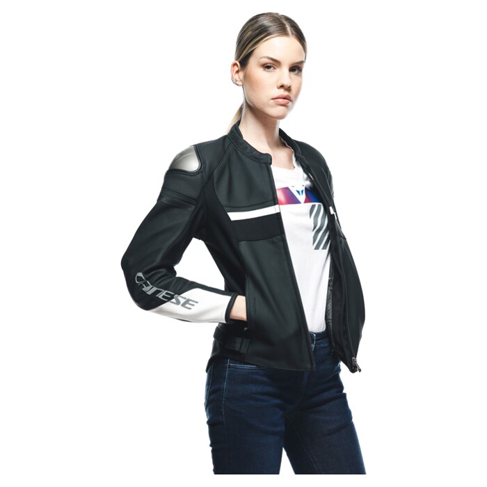 Foto: Rapida leren dames motorjas