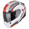 Foto: EXO-930 Evo Space Systeemhelm Wit-Zilver-Rood
