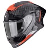 Foto: EXO-R1 Evo II Carbon Air Surge Integraalhelm Zwart-Rood