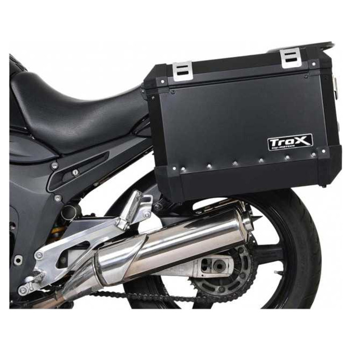 Foto: Trax EVO koffersysteem, Yamaha TDM 900 ('01-'08). 45/45 LTR.