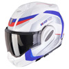 Foto: Exo-Tech Evo Pro Acuti Systeemhelm Wit-Blauw-Rood