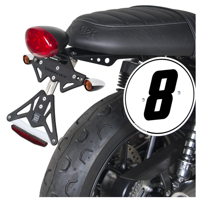 Foto: Kentekenplaathouder Triumph Street Twin