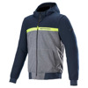 Foto: CHROME STREET MOTORHOODIE Blauw-Grijs