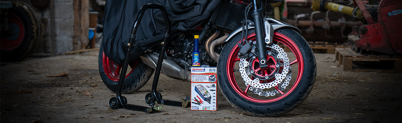 Foto: Motor in winterstalling