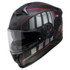 Foto: iXS Full Face Helmet iXS422 FG 2.1 Mat Zwart-Rood