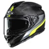 Foto: F72 Carbon Eos Integraalhelm Zwart-Geel