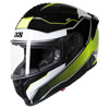 Foto: iXS Full-face helmet iXS421 FG 2.1 Zwart-Wit-Geel-Fluor