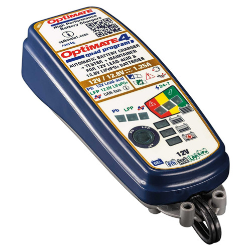 Optimate 4 Quad Gold acculader
