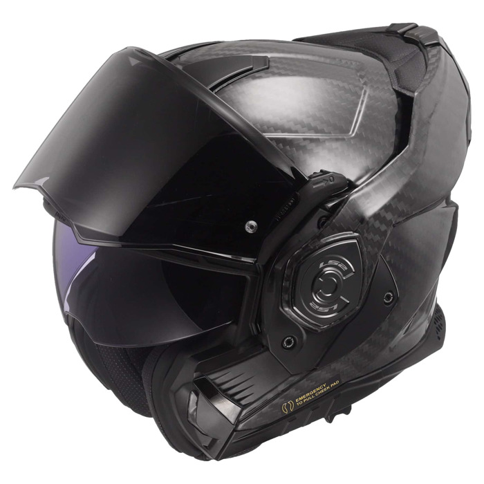 Foto: FF901 Advant X Solid Carbon Glossy Systeemhelm