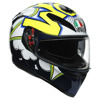 Foto: K3 SV E2205 MULTI MPLK BUBBLE Integraalhelm Blauw-Geel-Wit