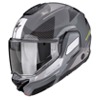 Foto: Exo-Tech II Void Systeemhelm Zilver-Neon geel