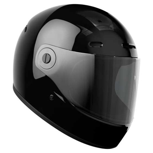 JD/One Glossy Black Integraalhelm