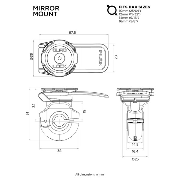 Foto: Mirror Smartphone Mount