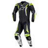 Foto: GP Tech V5 1pc Leren Motorpak Zwart-Wit-Fluor