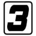Foto: Sticker Cijfer  -2- (per Stuk) - thumbnail