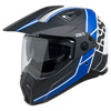 Foto: Enduro Helm 208 2.0 Mat Zwart-Blauw-Wit