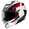 Foto: i101 Krone Systeemhelm Wit-Rood