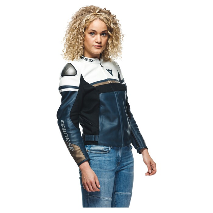 Foto: Rapida leren dames motorjas