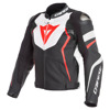 Foto: AVRO 4 LEATHER JACKET Zwart-Wit-Rood