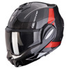Foto: Exo-Tech Evo Carbon Cad Systeemhelm Zwart-Rood